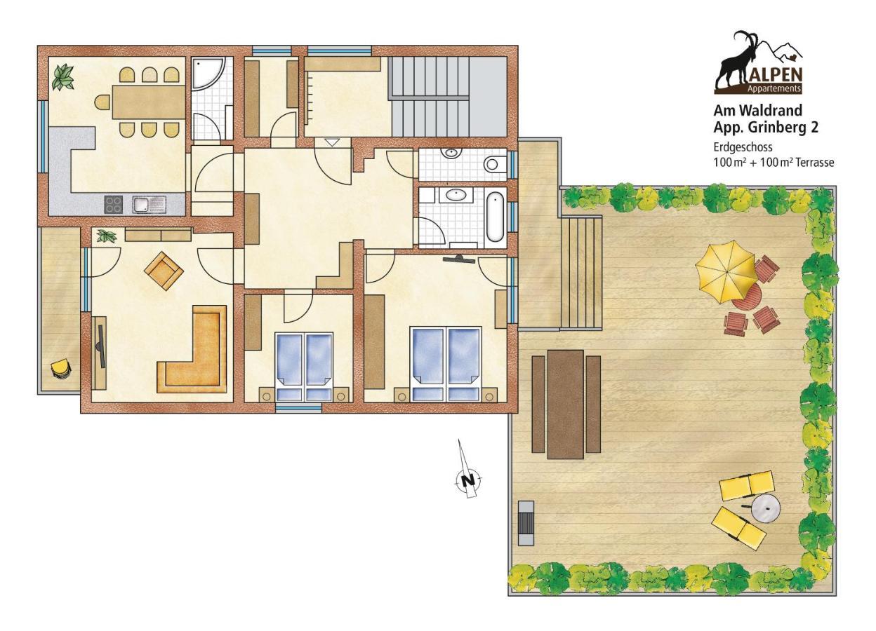 מאיירהופן Alpen Appartements Hochmuth מראה חיצוני תמונה