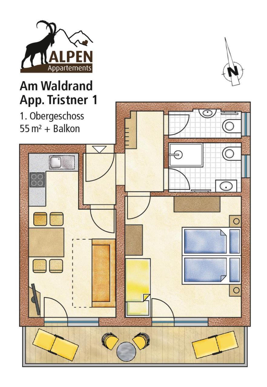 מאיירהופן Alpen Appartements Hochmuth מראה חיצוני תמונה
